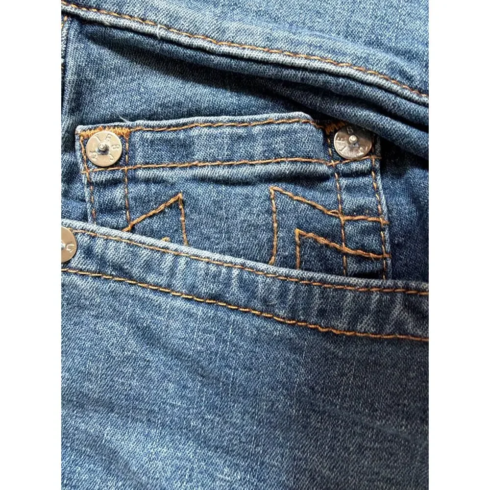 True Religion Size 34 Ricky Style MADE IN USA Straight Jeans